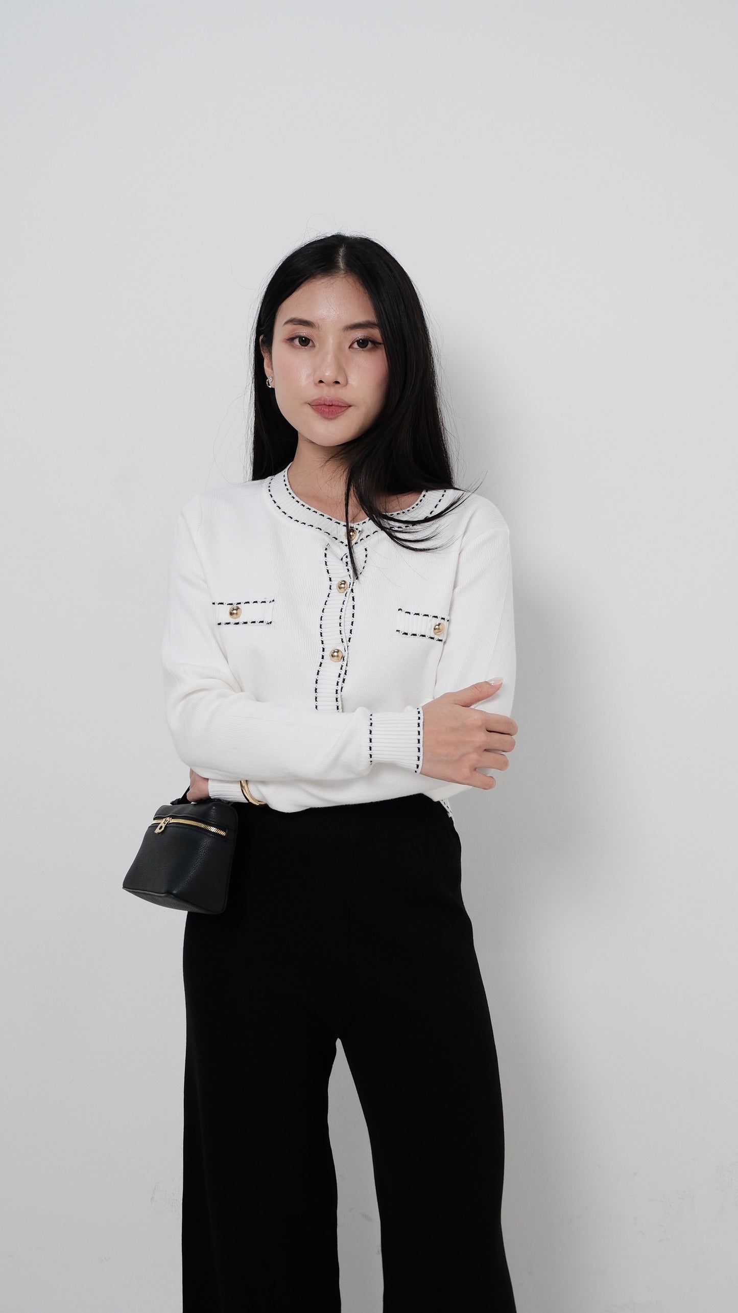 Cayt Cardie in White