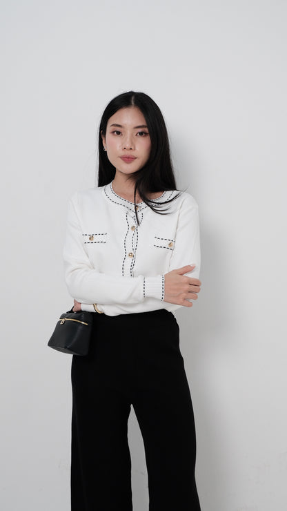 Cayt Cardie in White