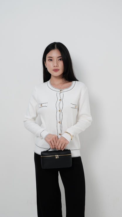 Cayt Cardie in White