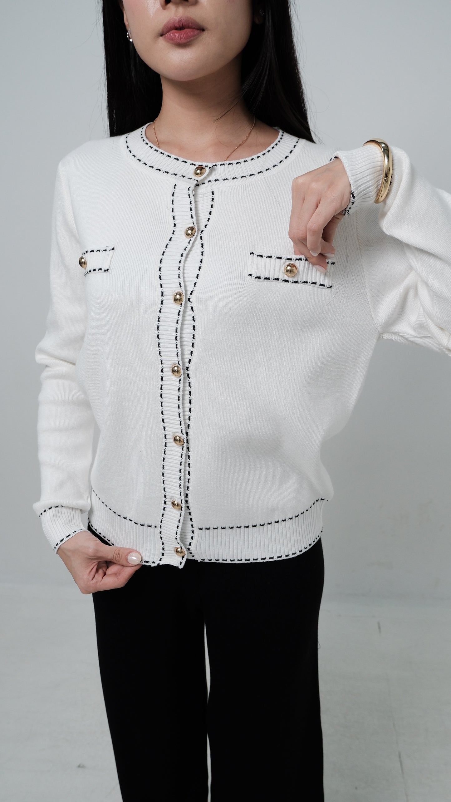 Cayt Cardie in White