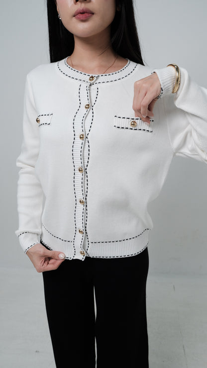 Cayt Cardie in White