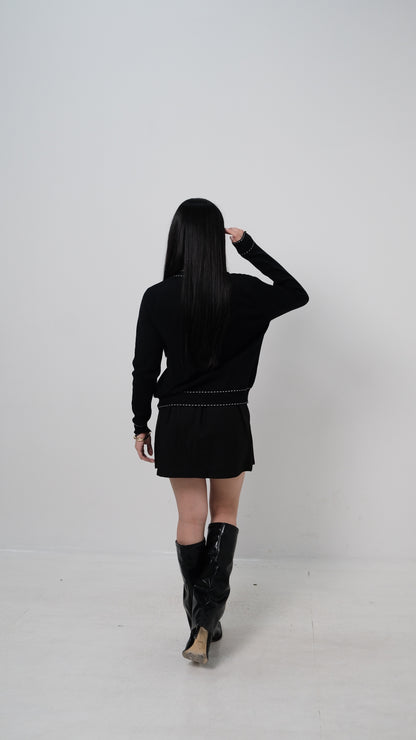 Cayt Cardie in Black
