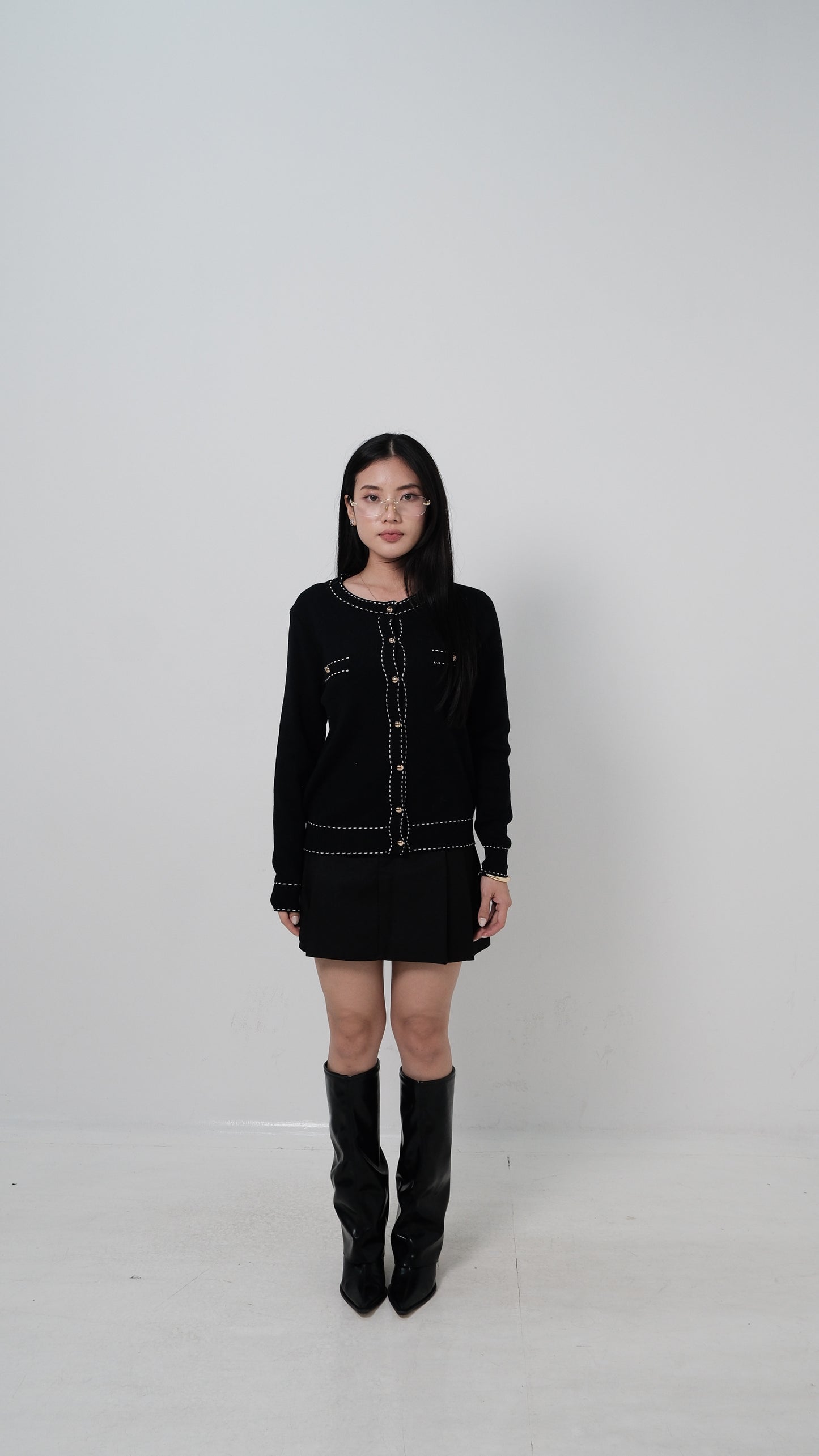 Cayt Cardie in Black